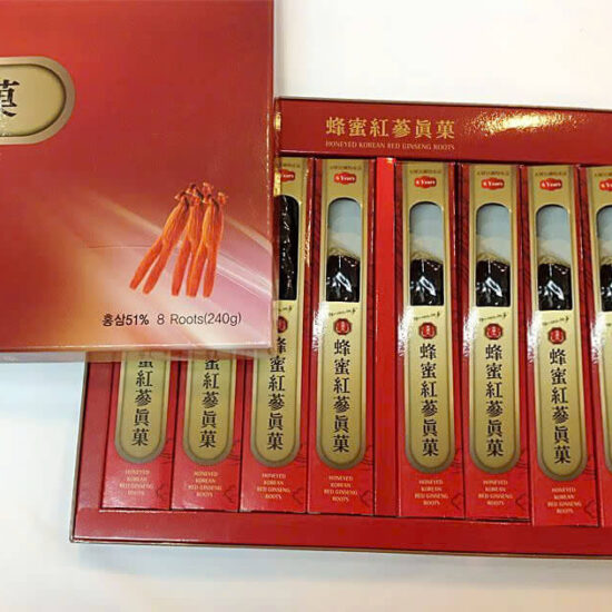 Alternative view of Sâm Củ Tẩm Mật Ong Hàn Quốc - Sâm Củ Mật Ong Bio Apgold ( hộp 8 Củ )